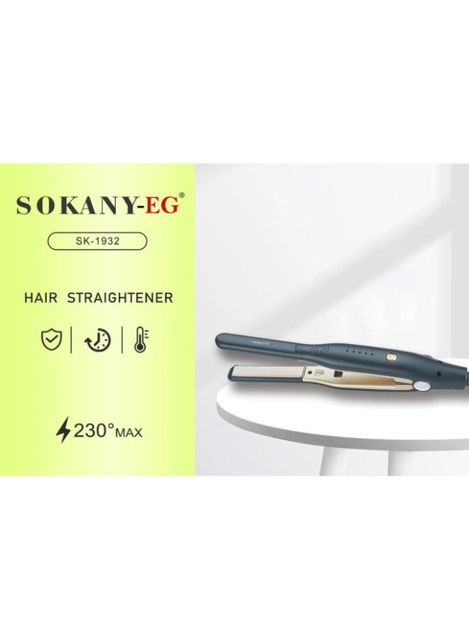 sokany SK-1932  Hair Straightener Ceramic Coating Max 230 C - Image 2